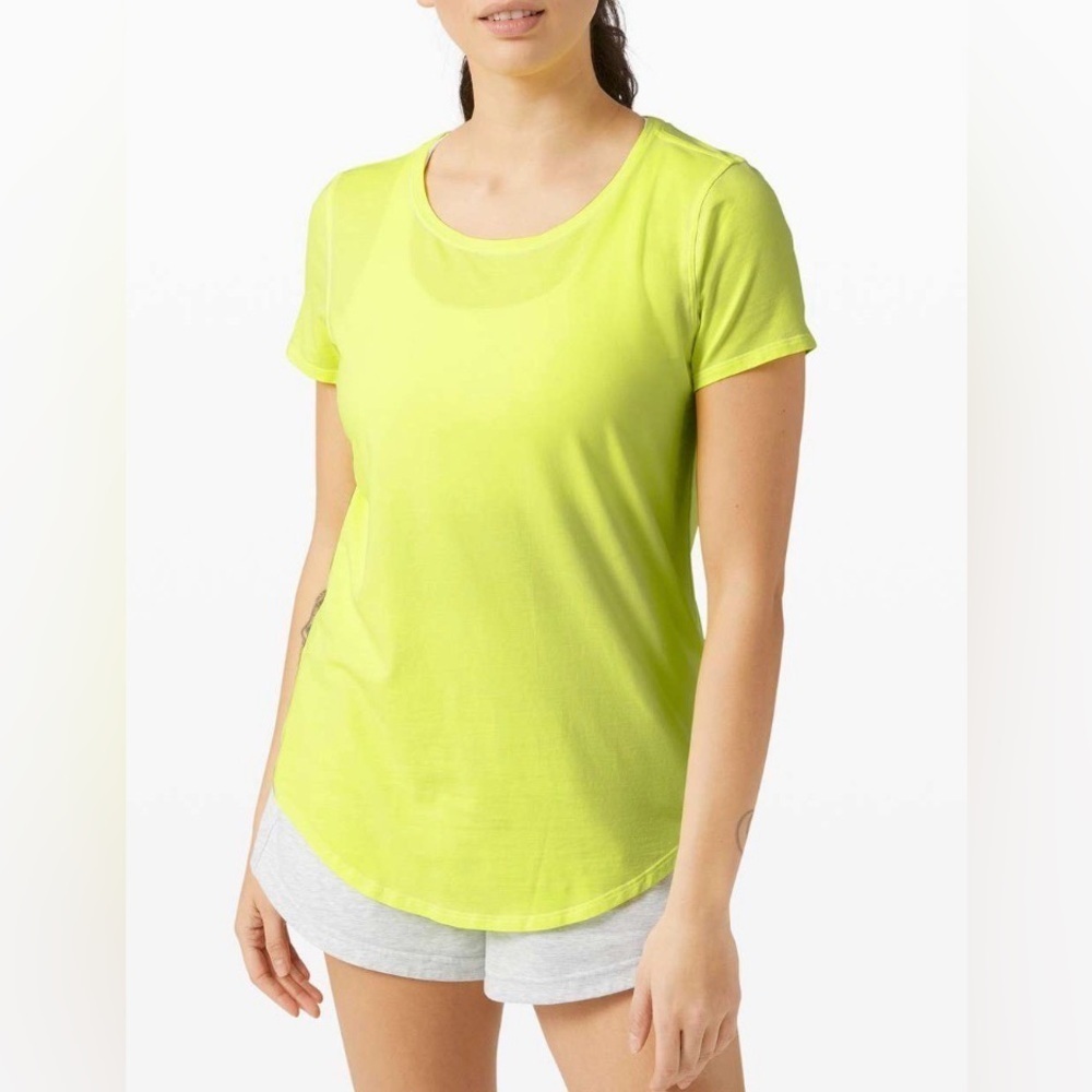Lululemon Love Crew *Fade - Sublimado Pigment Dye Highlight Yellow